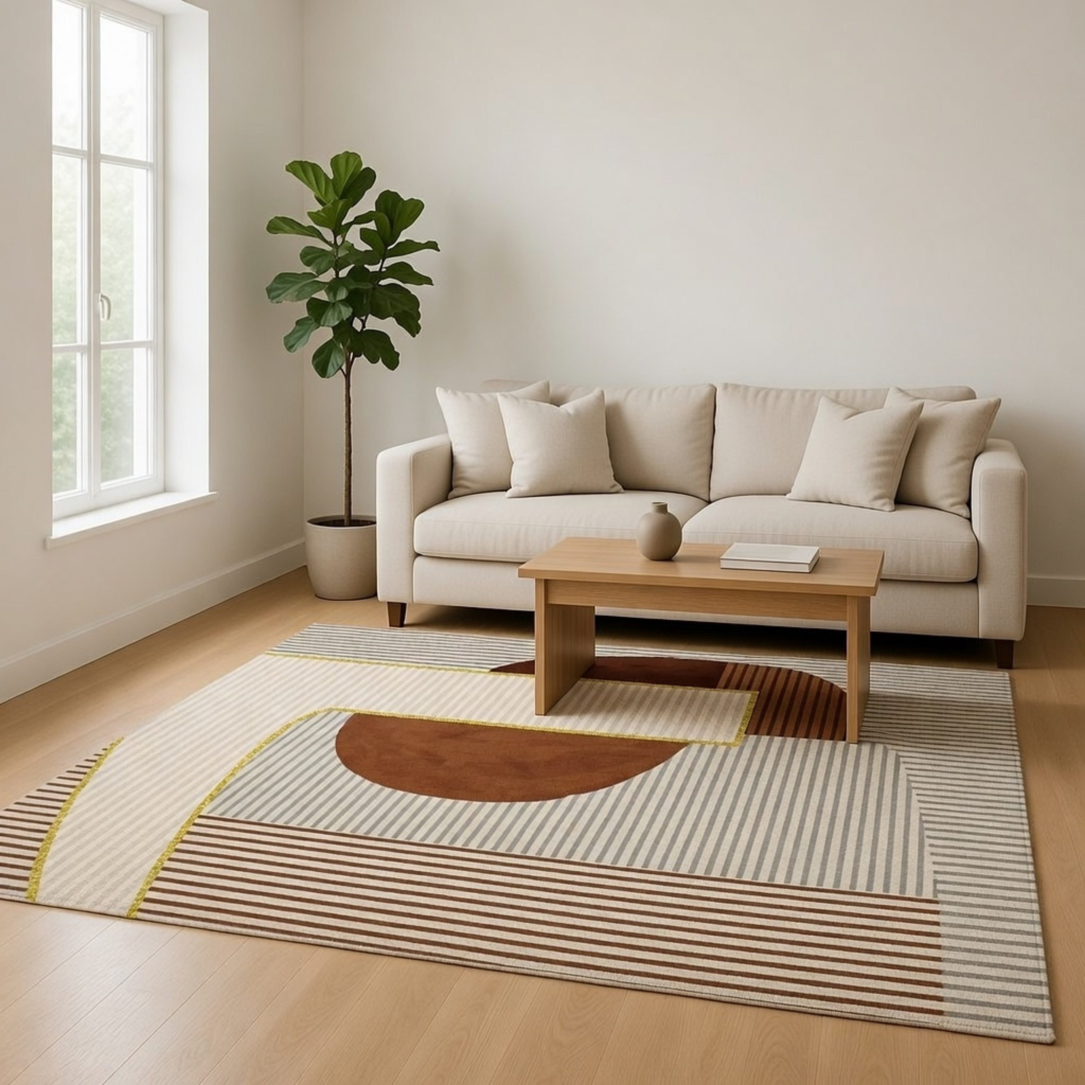 Le Tapis "Azur Abstrait" 004