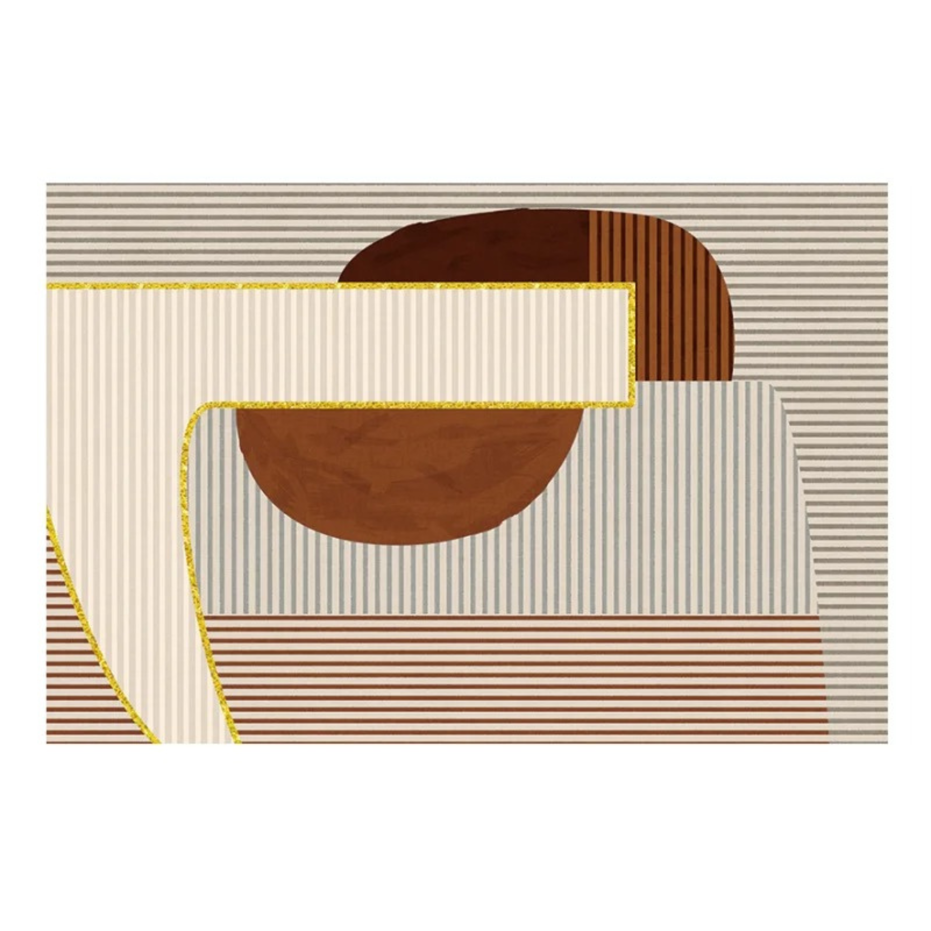 Le Tapis "Azur Abstrait" 004