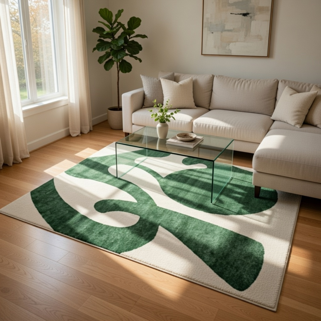 Le Tapis "Azur Abstrait" 003