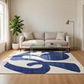 Le Tapis "Azur Abstrait" 006